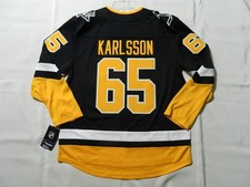 Official Erik Karlsson Pittsburgh Penguins Black Breakaway Jersey XXL Reg.$175