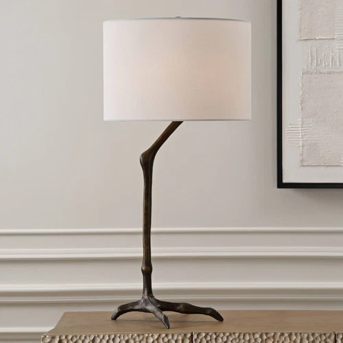 Uttermost Perch Warm Bronze Bird Leg Table Lamp - Picture 8 of 8