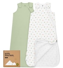 KeaBabies 2-Pack Baby Sleep Sacks Medium 6  18M Roarsome Organic Cotton NEW