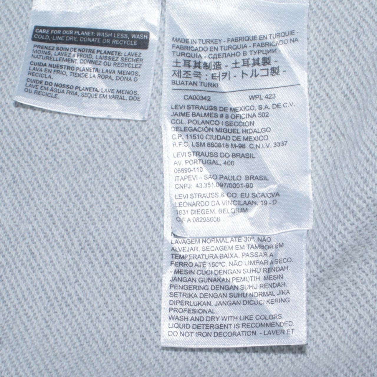 Vintage LEVI'S GREY SWEATSHIRT MENS M image 8