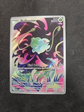 Pokemon TCG Bulbasaur Mega Evolution Illustration Rare Holo Card 133/132