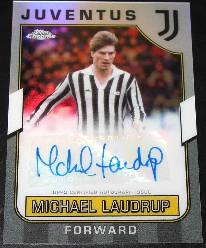 Michael Laudrup Autographed Soccer Sports Trading Cards