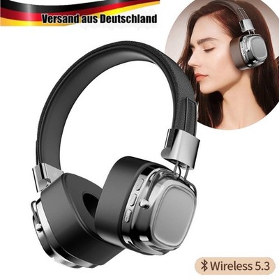Bluetooth 5.3 kabellos Over-Ear Kopfhörer Faltbar Stereo HiFi Headset