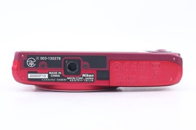 Nikon COOLPIX S6800 RED Digital Camera 16.0MP 12x Optical Zoom