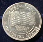 We The People American Patriots Constitution 1 Oz .999 Silver Round COA RARE
