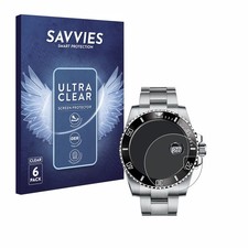 6x Schutzfolie f&uuml;r Rolex Submariner (Date) Displayschutz