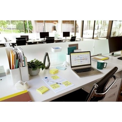 POST-IT NOTES, 3 IN X 3 IN, 18 STICKY NOTES PADS, 100 SHEETS PER -  CANARY