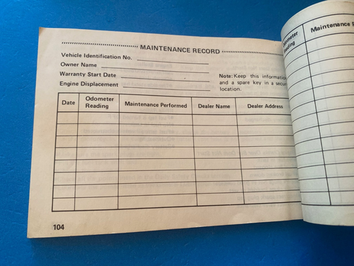 KAWASAKI KZ1000 A1 OWNER'S MANUAL ROUGH BUT USEABLE - Bild 9 von 10