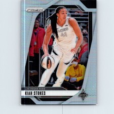 2024 Panini Prizm WNBA Kiah Stokes #122 Silver Prizm Las Vegas Aces