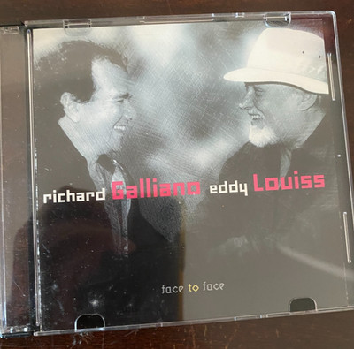 Richard Galliano, Eddy Louiss, Face to Face, NM EX Condition CD Slim Case