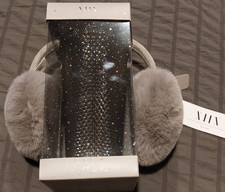 NWT Women's XIIX Faux Fur Earmuffs  Reusable Textured Cup 23.5 oz - Shelf