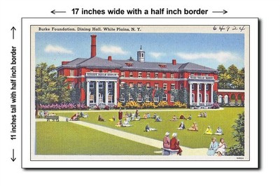 New York 1940s - Burke Foundation, dining hall, White Plains, N - 11x17 Poster