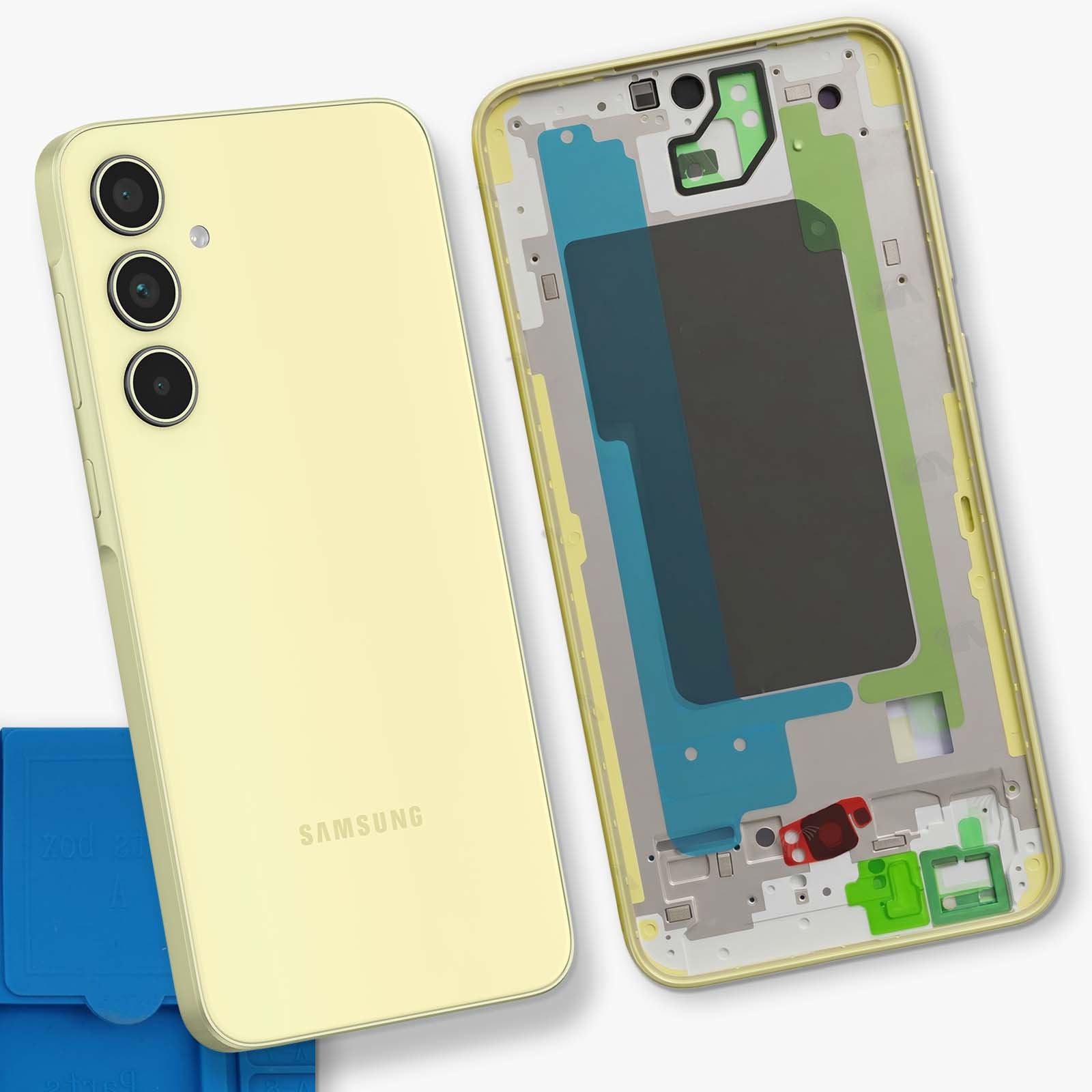 Châssis central pour Galaxy A35 vert, support interne de remplacement de smartphone - 4