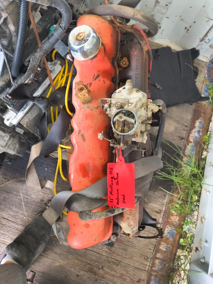 Ford Mustang 1966 motor recto 6 Foto 2 de 4