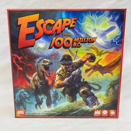Escape From 100 Million BC Board Game IDW Games 2017 NM/NM