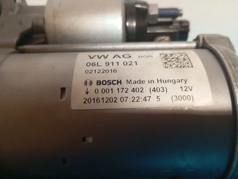 Audi A4 B9 A5 Sq5 1.4 TFSI And 2.0 Starter Motor 6L911021 Oem New - Image 4 of 4