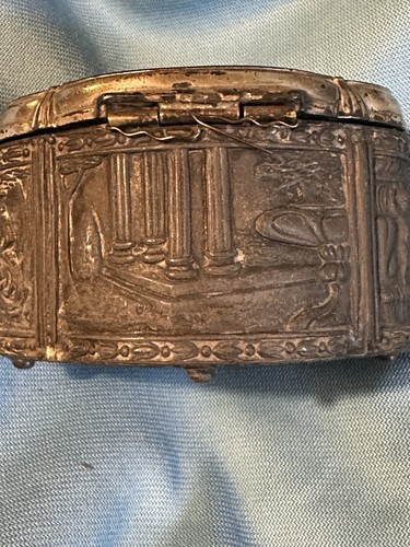 1878 Washington DC “The Capitol” Souvenir Small Jewelry Or Trinket Metal Keeper - 第 7/9 張圖片