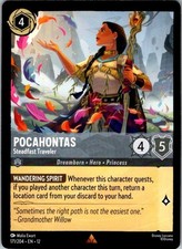 Pocahontas - Steadfast Traveler 171/204 Rare Wilds Unknown Lorcana Near Mint