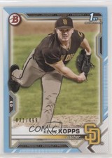 2021 Bowman Draft Sky Blue 31/499 Kevin Kopps #BD-7 08kw