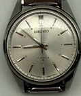 Vintage Seiko 66-7109 Manual Wind Watch 17 Jewels Silver Dial Working Runs