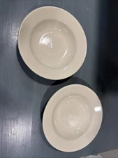 World Tableware ‘brandware’ Off White Pasta Bowls 9”  Set Of 2