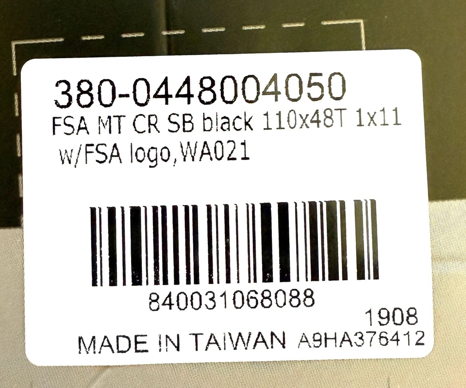 Full Speed Ahead FSA E-Bike CR Fazua Bicycle Chainring - 110x48T 1x11 - WA021 - Image 3 of 4