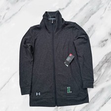 Image of Under Armour Women's Full Zip Hoodie Size Medium Grey New With Tags NWT
