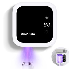 Toothbrush Sanitizer Case and Holders, DRMXBU Wall Mounted White