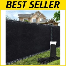 180GSM Privacy Screen Garden Wall Black
