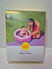 Sun Squad Inflatable Mini Pool Brand New In Box 27 in. X 12 in. Sealed Baby Pool
