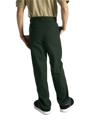 Dickies Boys Hunter Green Pant Flat Front 56562-HGN School Uniform