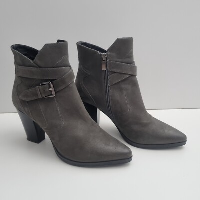 Grey Suede Boots Ladies Grey Ankle Boots Size Mint Velvet Ankle