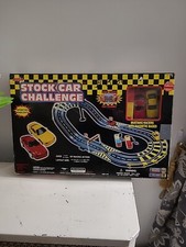 Vintage Artin Slot Car - Stock Car Challenge Mustang Set 7ft 2 cars
