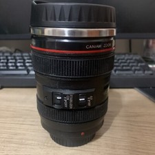 Canon Caniam Camera Lens EF 24-105mm Stainless Steel Travel Tea Coffee Mug Cup