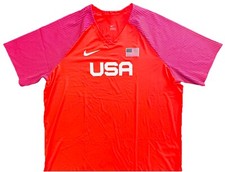 Image of Size XXL - Nike USA Pro Elite Track & Field Shirt Made In USA AO8743-603 Men’s