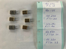 Vintage Lot of 6 Various Radio Crystals for Handheld Scanner