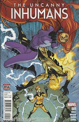 Uncanny Inhumans Comic 9 Cover A First Print 2016 Charles Soule Kev Walker .