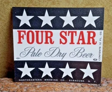 Four Star Beer Label