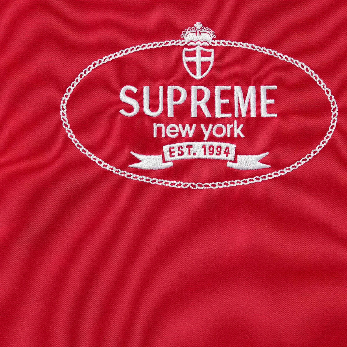 Supreme Crest Coaches Jacket Black Navy Red Brown 4colors Supreme Crest Coaches Jacket Black Navy Red Brown 4colors