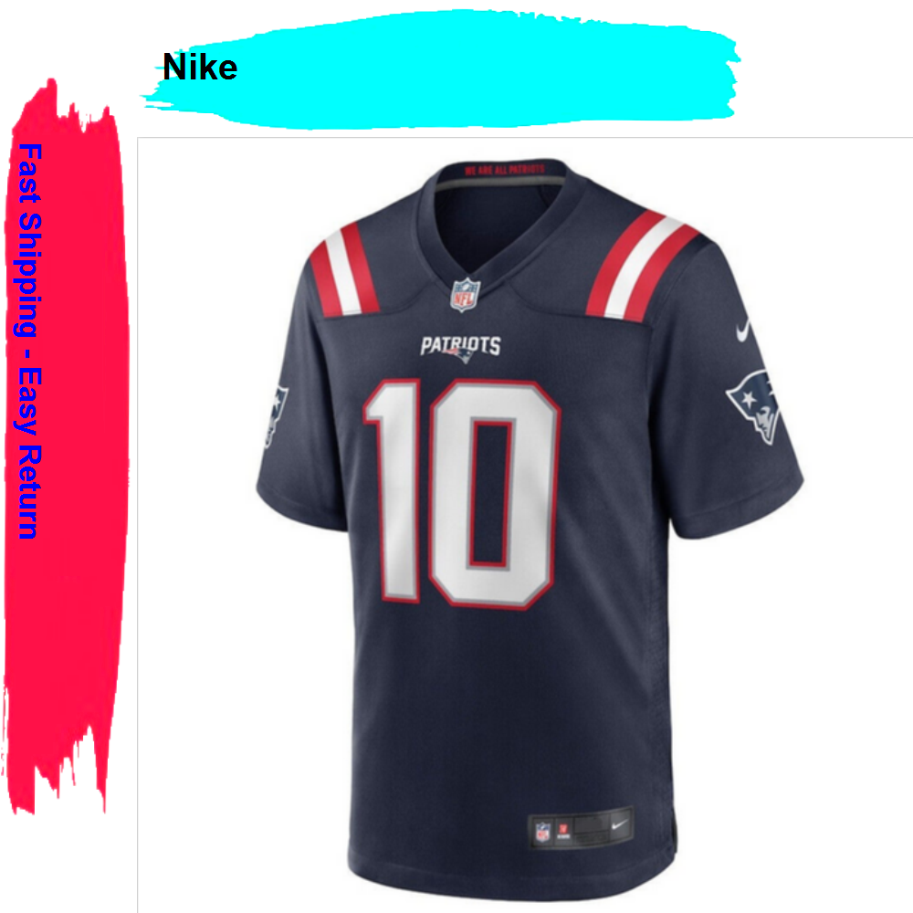 NFL Nike New England Patriots Youth Mac Jones Player Game Jersey