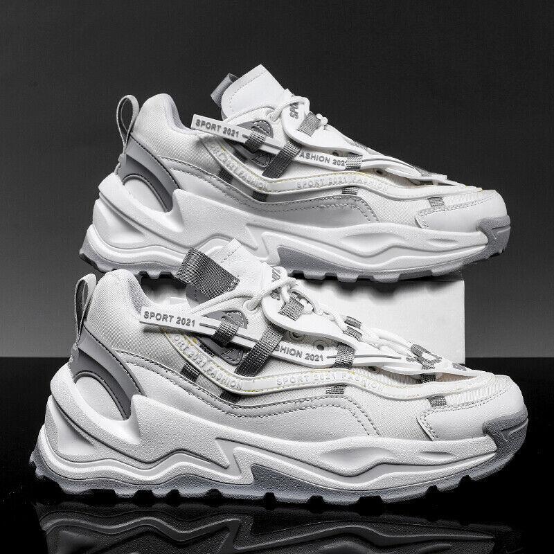 SALOMON Scarpe casual uomo moda grossa pelle plateau papà outdoor running sneakers