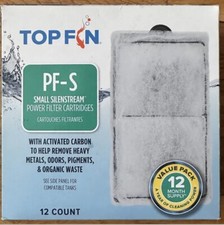 Top Fin Silenstream PF-S Refill for PF10 Power Filters 5.5in x 3.1- 12 Count 