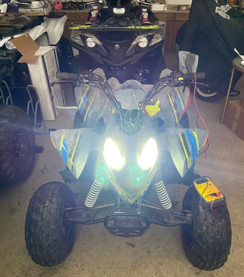 🌟Par de bombillas LED ultra altas/bajas para Honda TRX400EX TRX400X 1999-2014 ⬆️Visib Foto 4 de 4