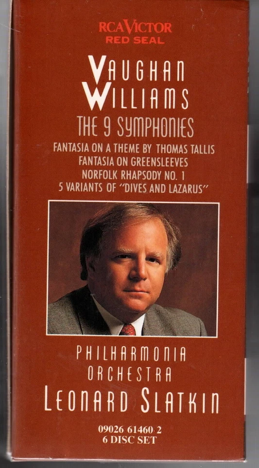 6 CD-Box Vaughan Williams THE 9 SYMPHONIES Leonard Slatkin | excellent (C7609) - Bild 4 von 4