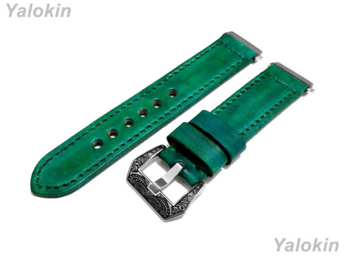 Banda de cuero cepillado verde para Fitbit Versa 2 y viceversa Lite Edición Especial