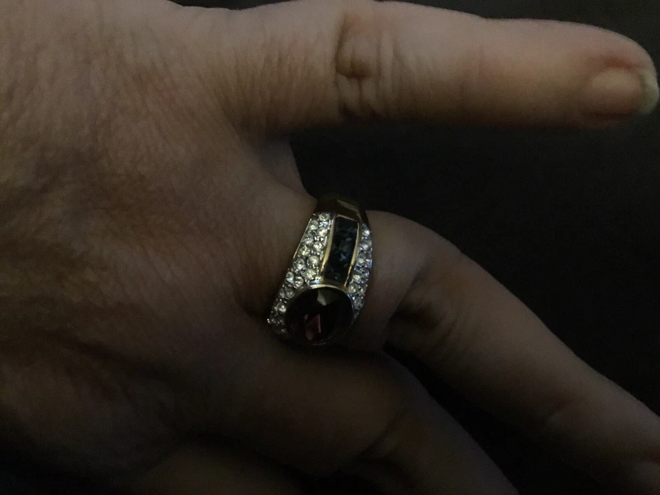 ANEL "VIOLETA" Park Lane com CZ - Orig. US$ 56 - Tamanho 8 - Bonito e de qualidade - Imagem 3 de 4