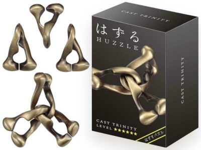 Hanayama Trinity Cast Puzzle Huzzle - aus Nic Picot Magic alle 70 auf Lager