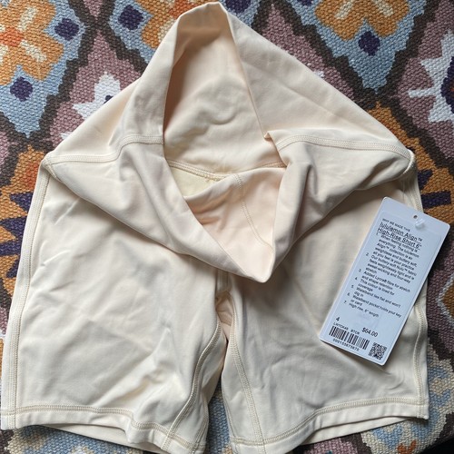 Lululemon Align HR Shorts Butter Cream 6” Women’s Size 4 Yellow 🧈 Brand New - Picture 6 of 7