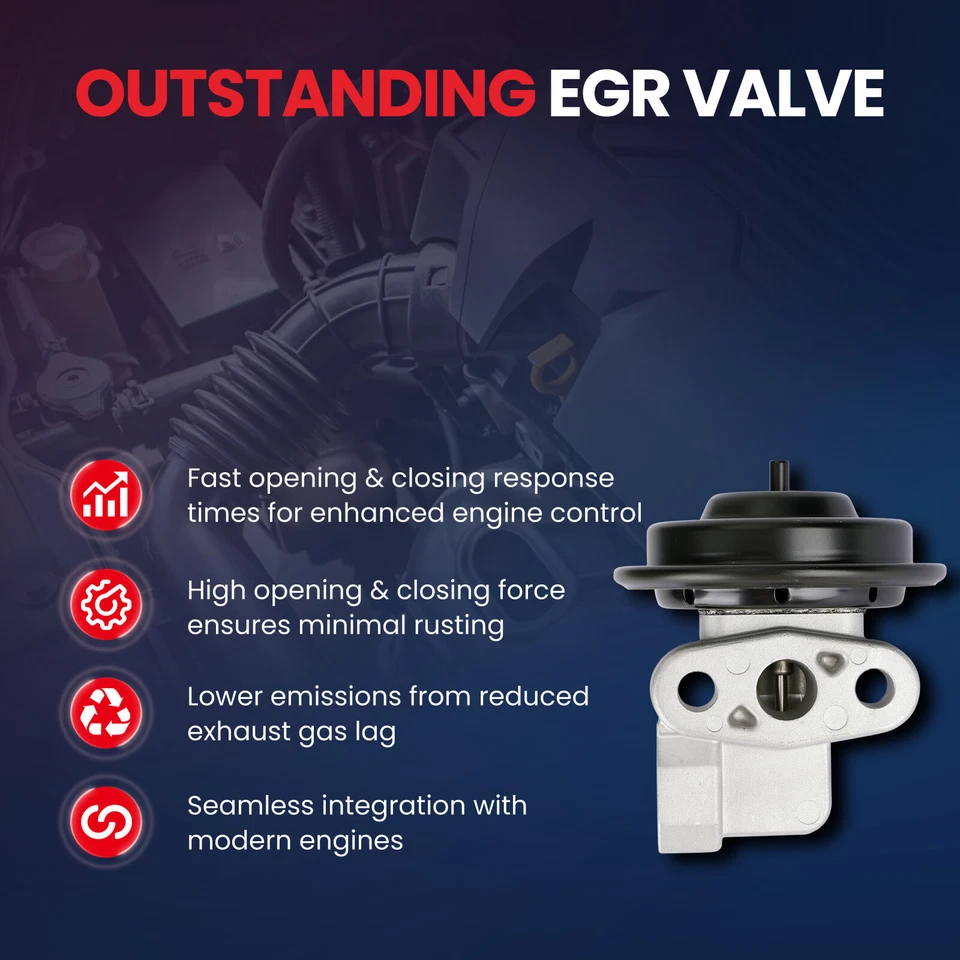 Válvula EGR para Ford Expedition Mustang Explorer F150 F250 Mercury Cougar Mystique Foto 2 de 4