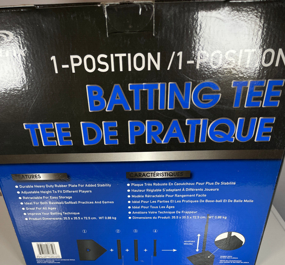 MATRIX adjustable Height 1position Batting Tee Rubber plate